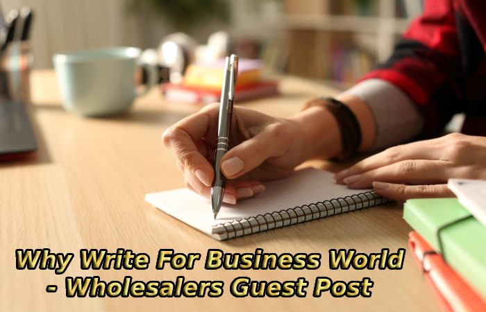 Why Write For Business World - Wholesalers Guest Post